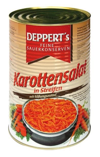 Καρότα κομμένα σε λωρίδες