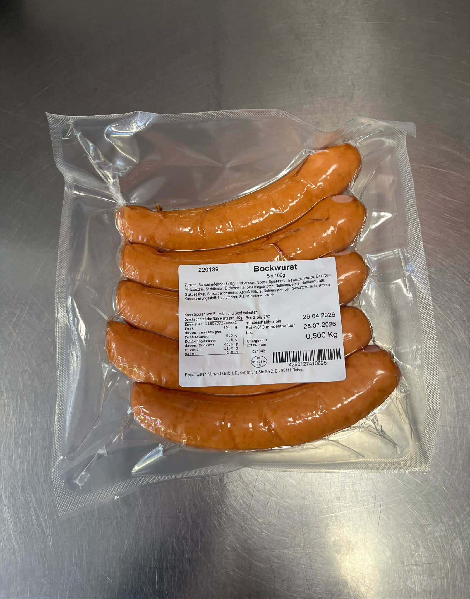 Bockwurst 5x100g