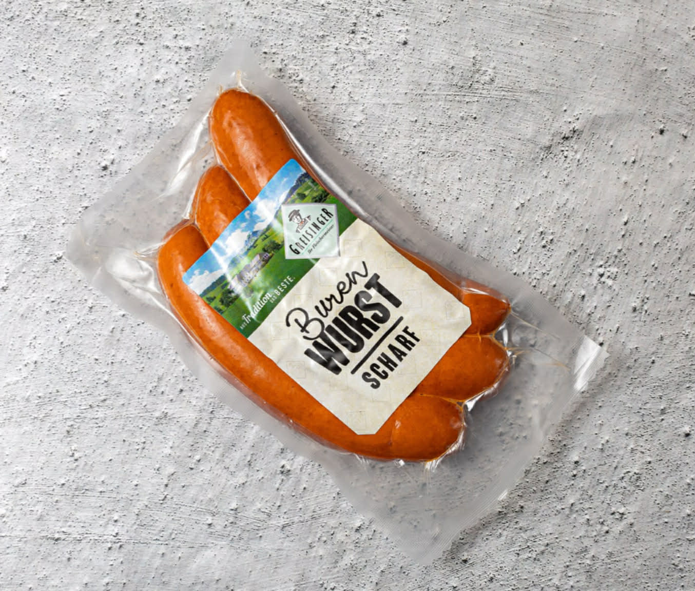 Λουκάνικο Πικάντικο Burenwurst scharf/Burenwurst Sausage Spicy