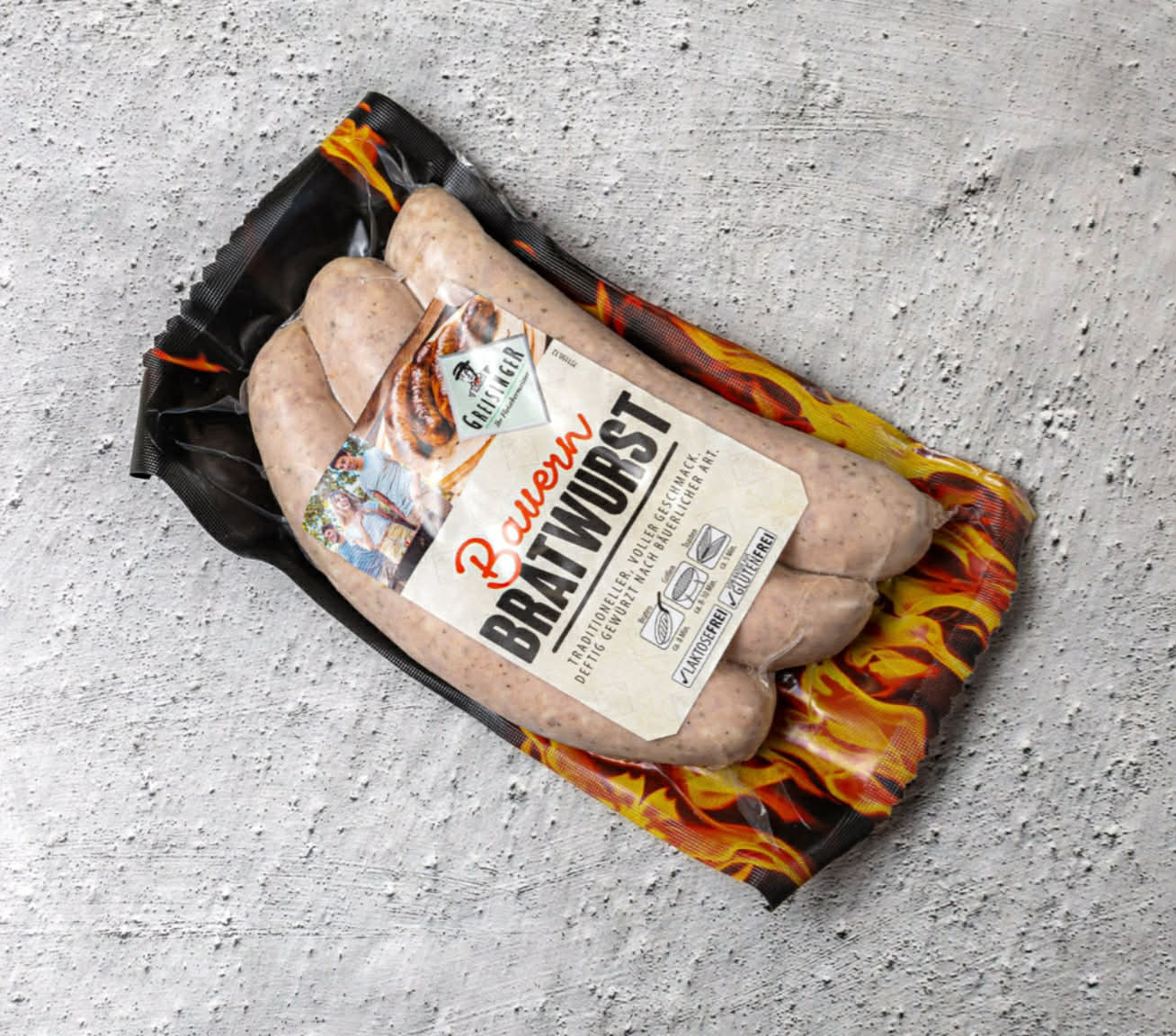 Λουκάνικο σπιτικό Bauernbratwurst / Farmhouse Bratwurst